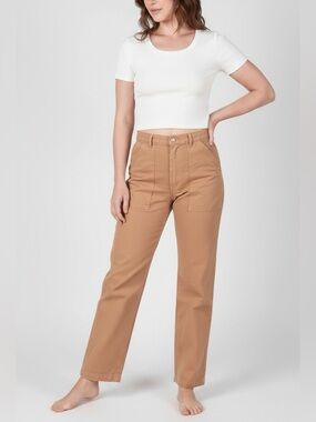 BIG BUD PRESS Work Pants, Tan, Medium
